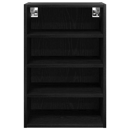 Hangkast Riga Zwart eiken 40 x 29,5 x 60 cm Bewerkt hout