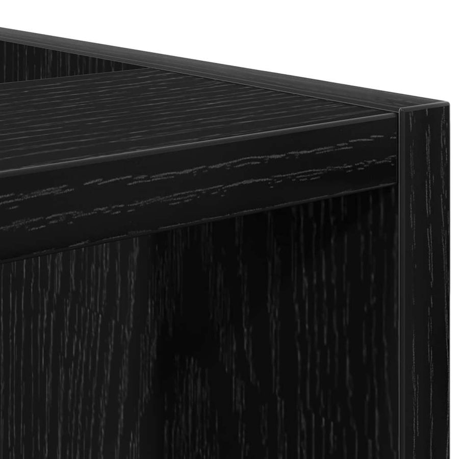 Keukenonderkast met plank Riga Zwart eiken 20 x 44,5 x 81,5 cm