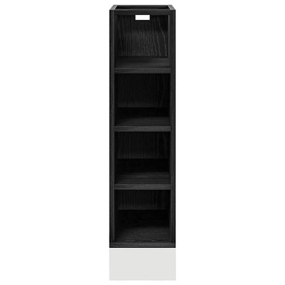 Keukenonderkast met plank Riga Zwart eiken 20 x 44,5 x 81,5 cm