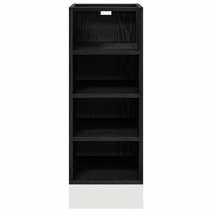 Keukenonderkast met plank Riga Zwart eiken 30 x 44,5 x 81,5 cm