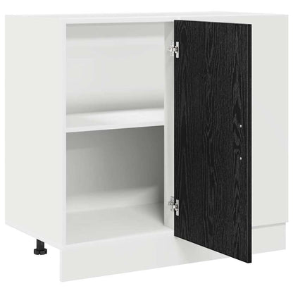 Keuken Hoek Onderkast Riga Zwart eiken 86 x 46 x 81,5 cm