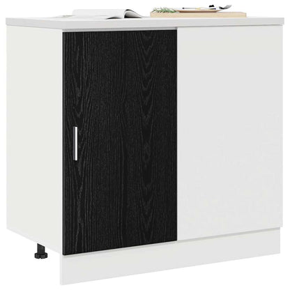 Keuken Hoek Onderkast Riga Zwart eiken 86 x 46 x 81,5 cm