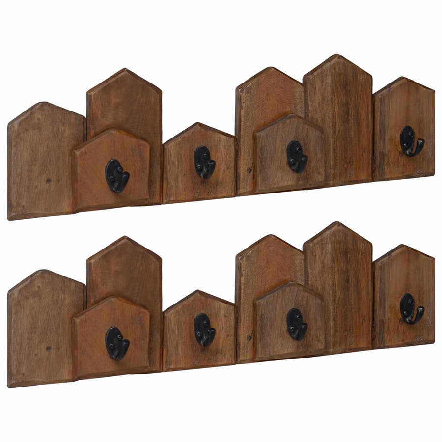 Hanger Bruin 48 x 8 x 15 cm Massief Mahoniehout