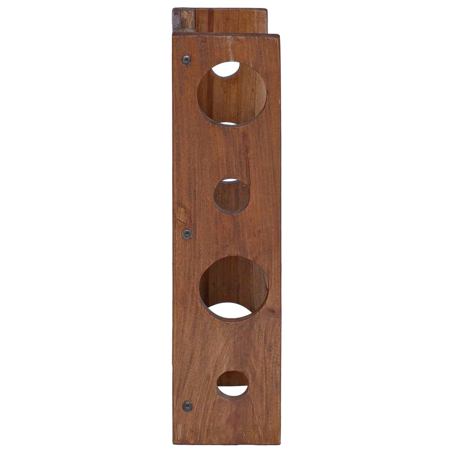 Rek Bruin 24 x 13 x 54 cm Massief Mahoniehout