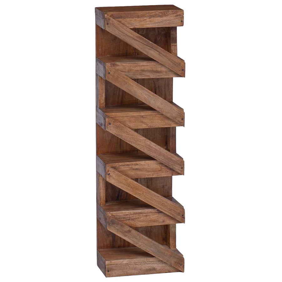 Wijnrek Naturel 24 x 14 x 80 cm Massief Mahoniehout