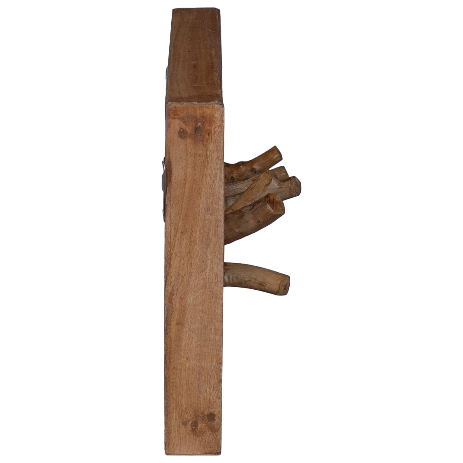 Hanger Bruin 50 x 11 x 25 cm Massief Mahoniehout
