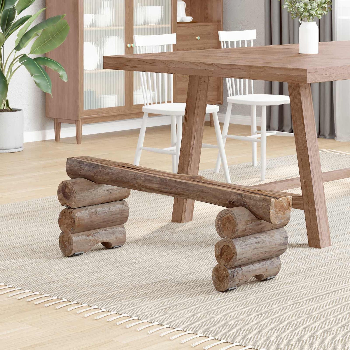 Bank Naturel 115 X 30 X 34 Cm Massief Teakhout