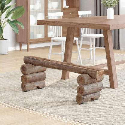Bank Naturel 115 X 30 X 34 Cm Massief Teakhout
