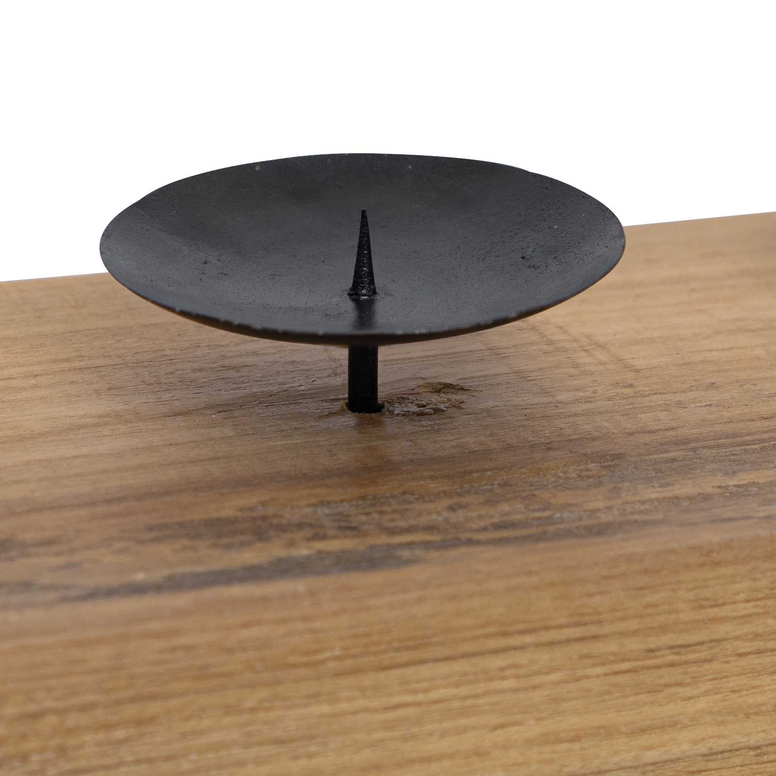 Kaarsenhouder Naturel 50 x 15 x 10 cm Massief teakhout