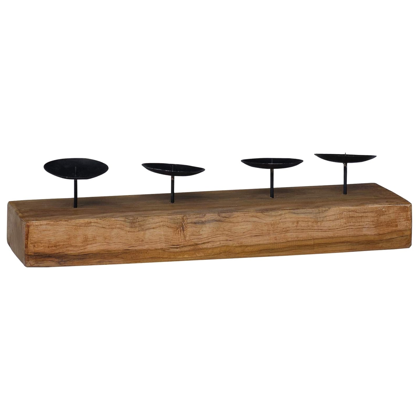 Kaarsenhouder Naturel 50 x 15 x 10 cm Massief teakhout