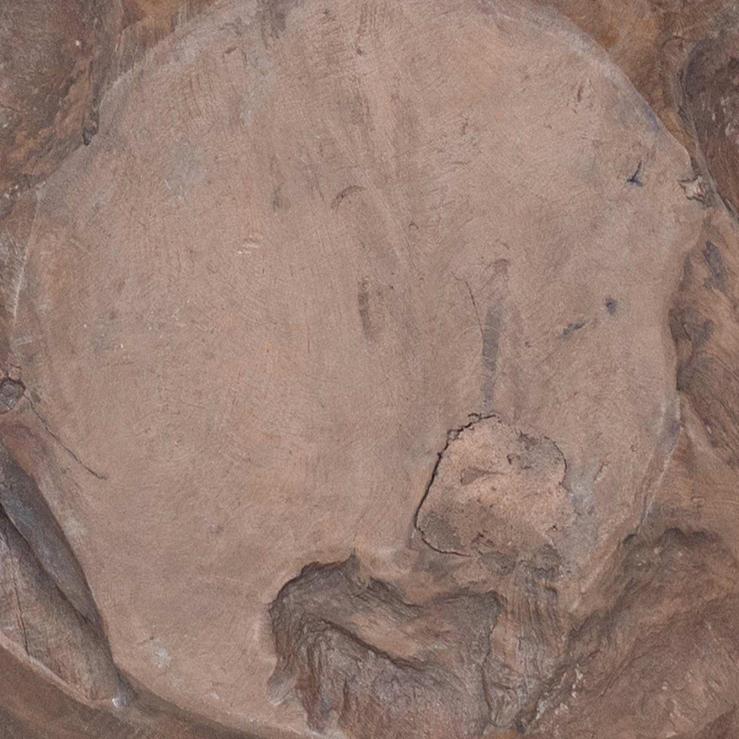 Kruk Naturel 35 x 35 x 35 cm Massief Teakhout