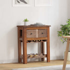 Kast 60x30x70 cm massief gerecycled hout bruin