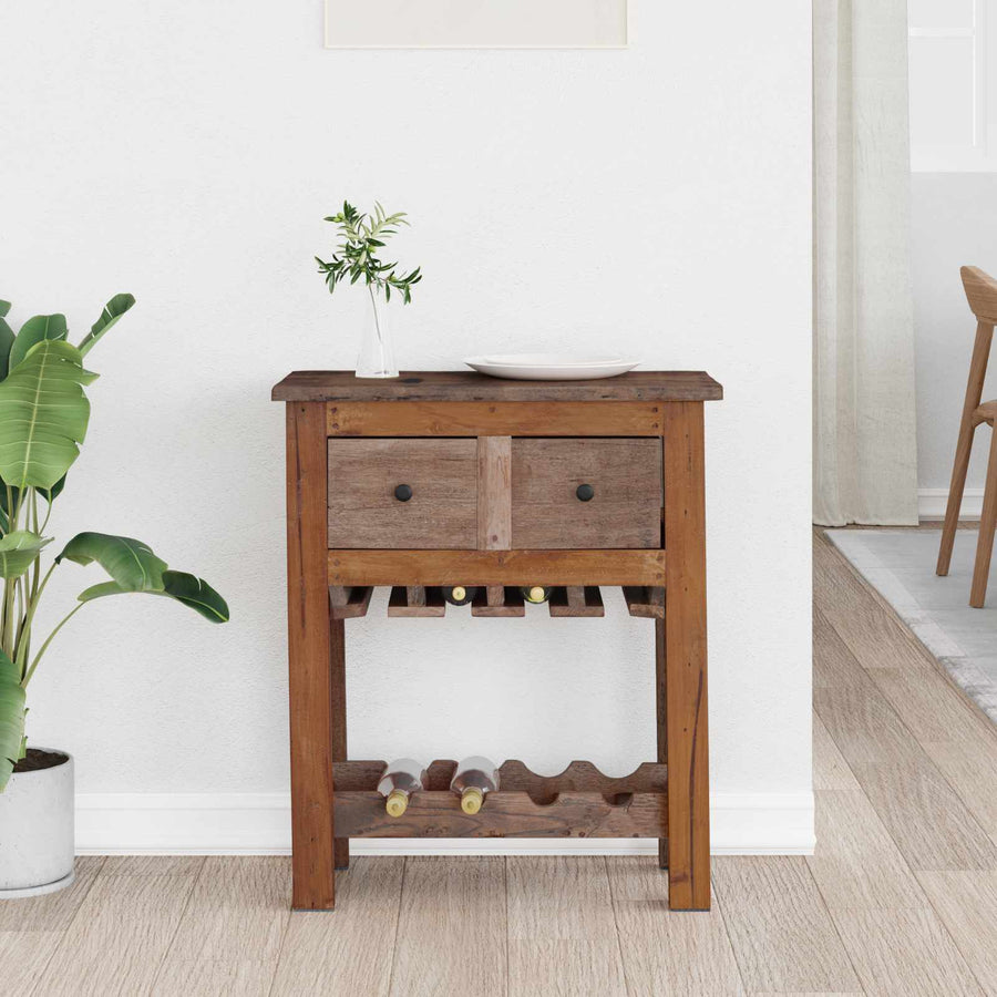 Kast Bruin 60 x 30 x 70 cm Massief Gerecycled Hout