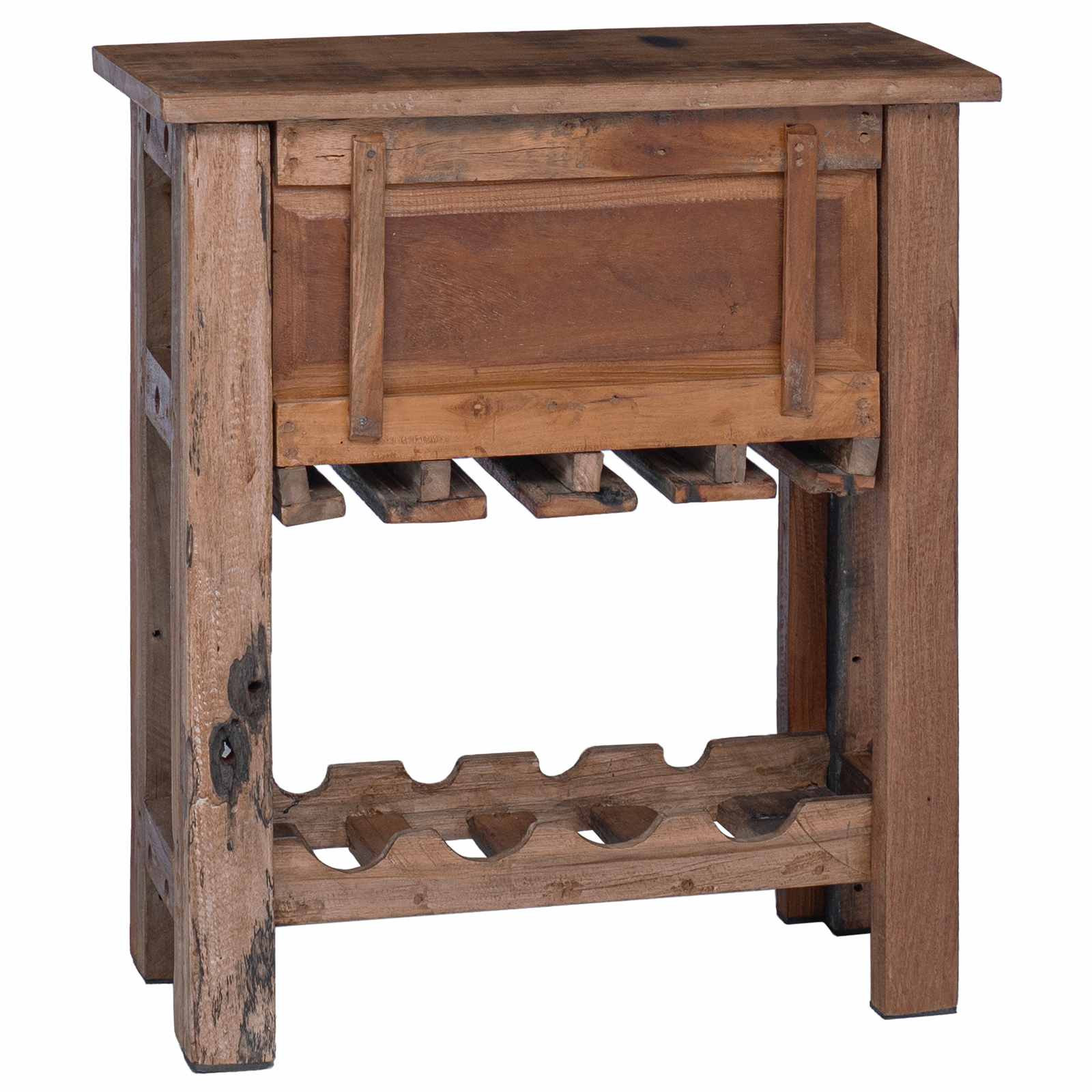 Kast Bruin 60 x 30 x 70 cm Massief Gerecycled Hout