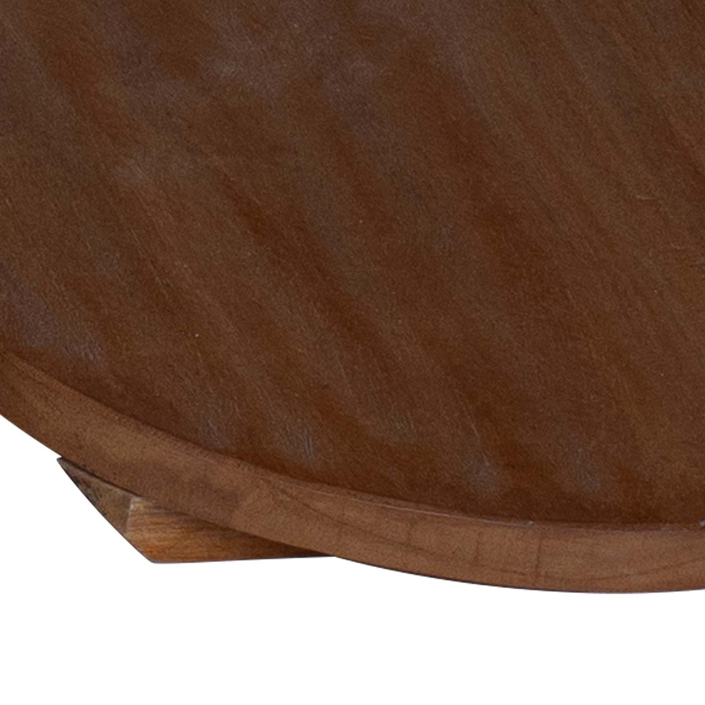 Plant Stool 3 pcs Bruin Mahoniehout