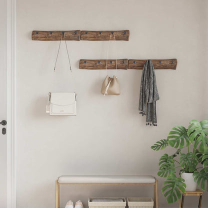 Hanger Bruin 50 x 8 x 12 cm Massief Gerecycled Hout