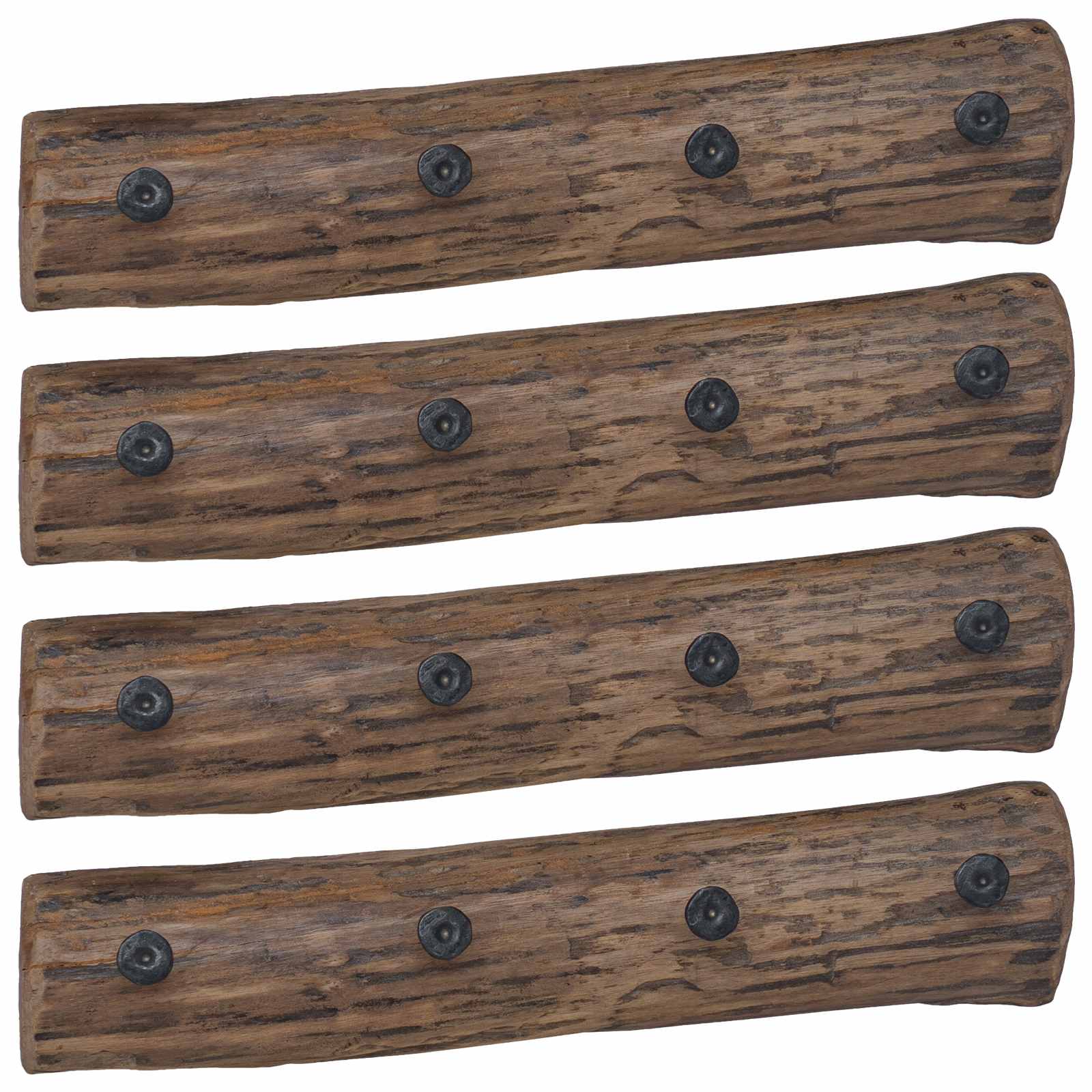 Hanger Bruin 50 x 8 x 12 cm Massief Gerecycled Hout