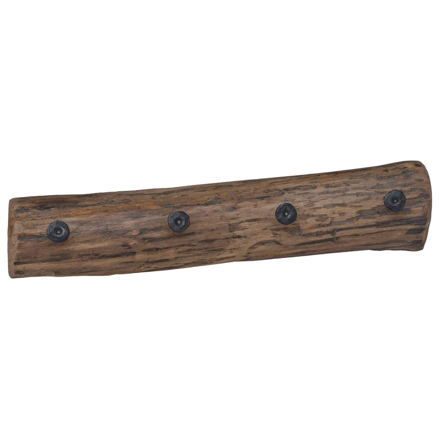 Hanger Bruin 50 x 8 x 12 cm Massief Gerecycled Hout