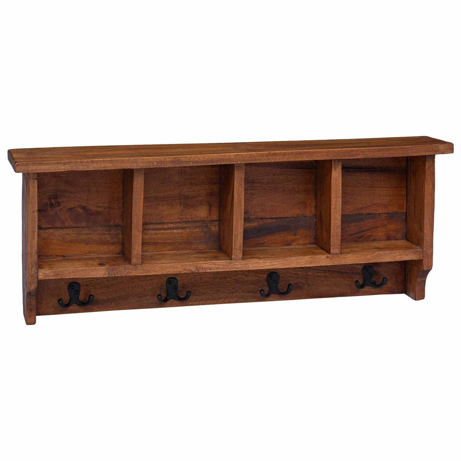 Hanger Bruin 70 x 11 x 27 cm Massief Mahoniehout