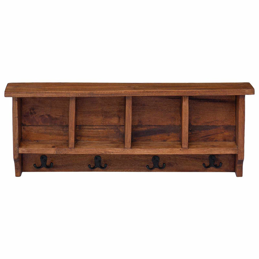 Hanger Bruin 70 x 11 x 27 cm Massief Mahoniehout