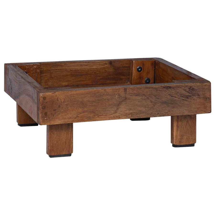 Plantenstandaard 3 pcs Bruin Mahoniehout