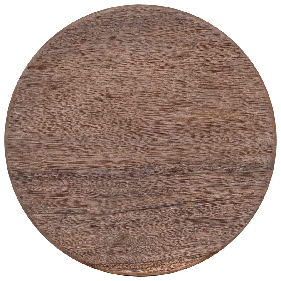 Kruk Naturel 30 x 30 x 45 cm Massief Teakhout