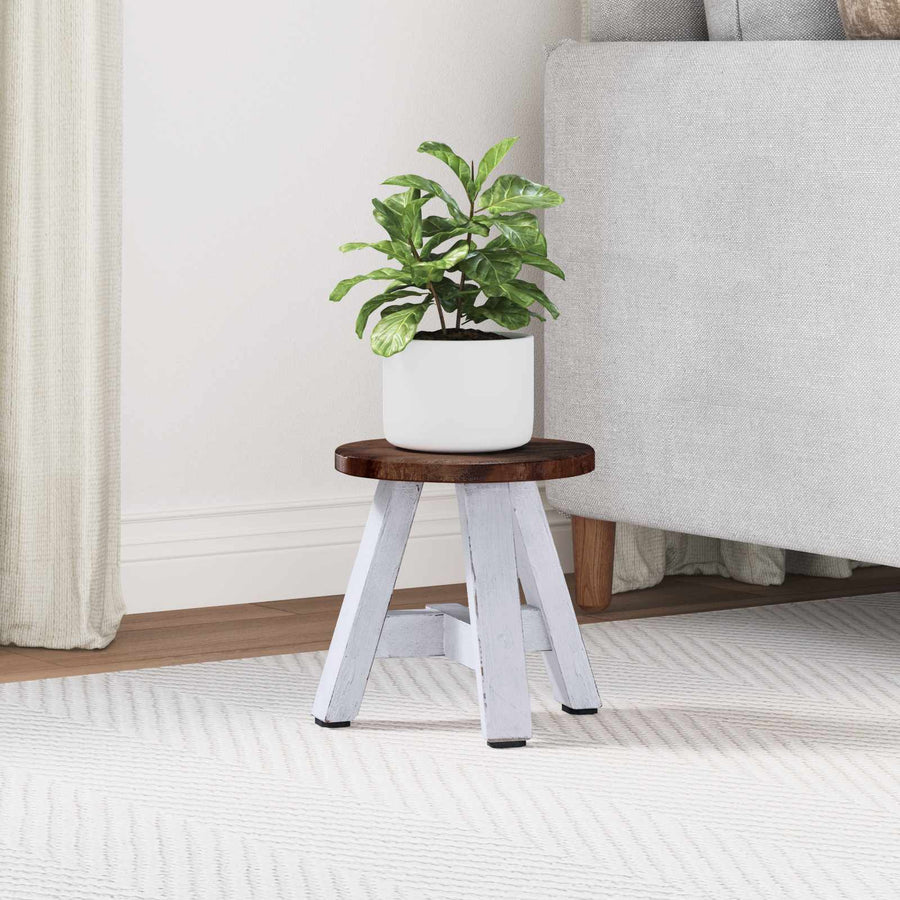 Kruk Naturel 22 x 22 x 24 cm Mahoniehout
