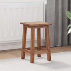 Stool Natural 30 x 30 x 47 cm Mahogany wood