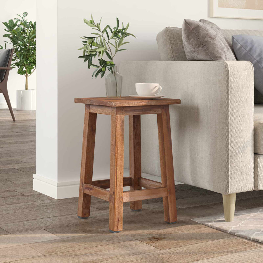 Kruk Naturel 30 x 30 x 47 cm Mahoniehout