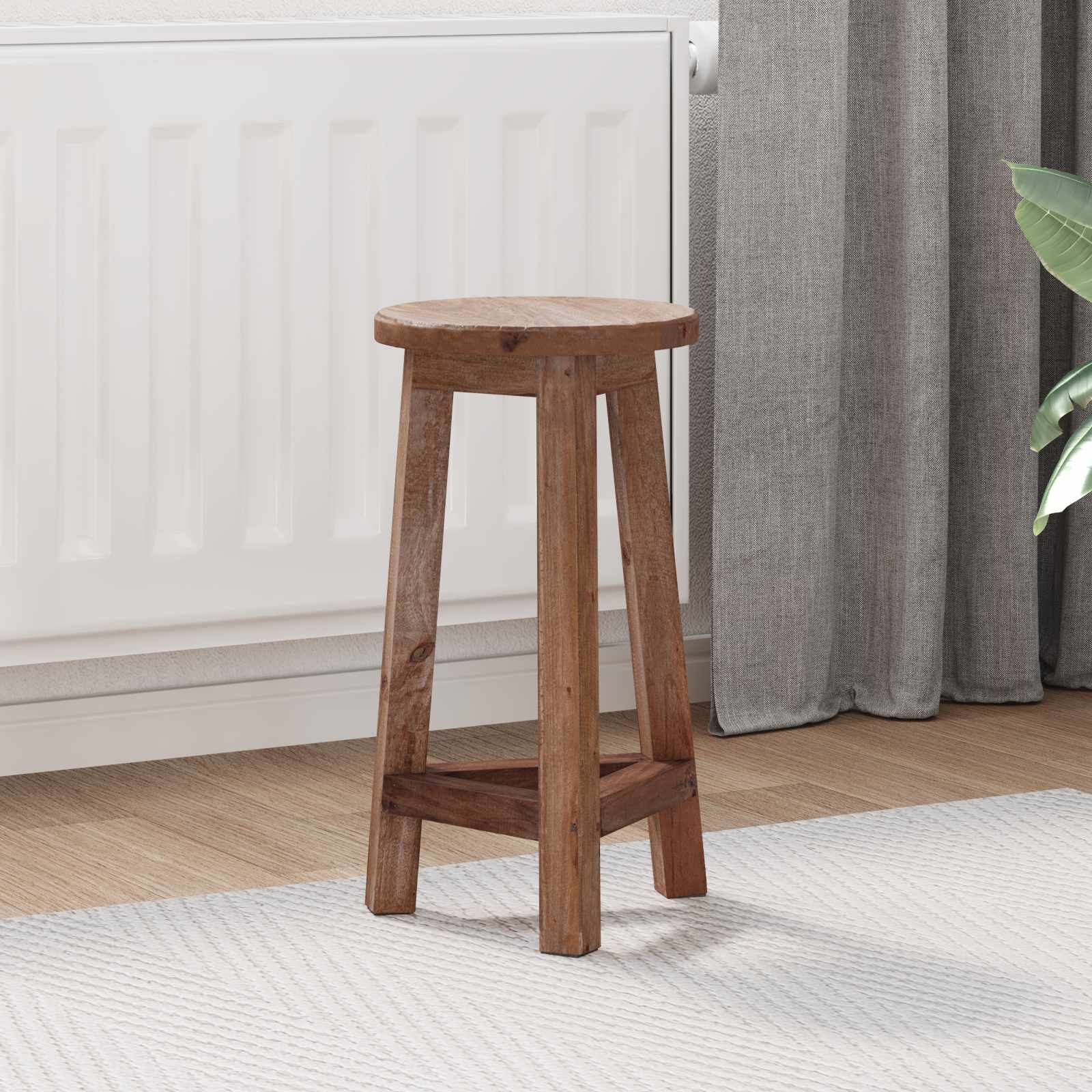 Kruk Naturel 28 x 28 x 50 cm Mahoniehout