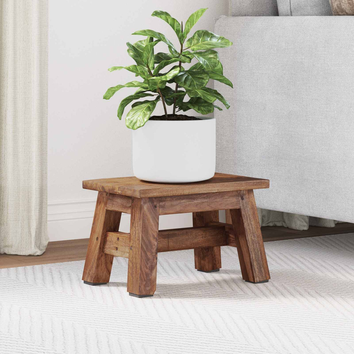 Kruk Naturel 30 x 20 x 20 cm Mahoniehout
