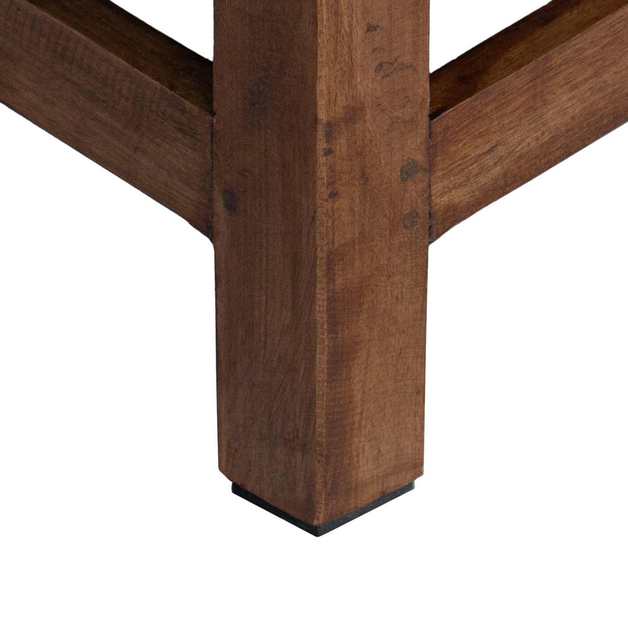 Kruk Naturel 26 x 26 x 26 cm Mahoniehout