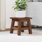 Kruk 26x26x26 cm mahoniehout naturel