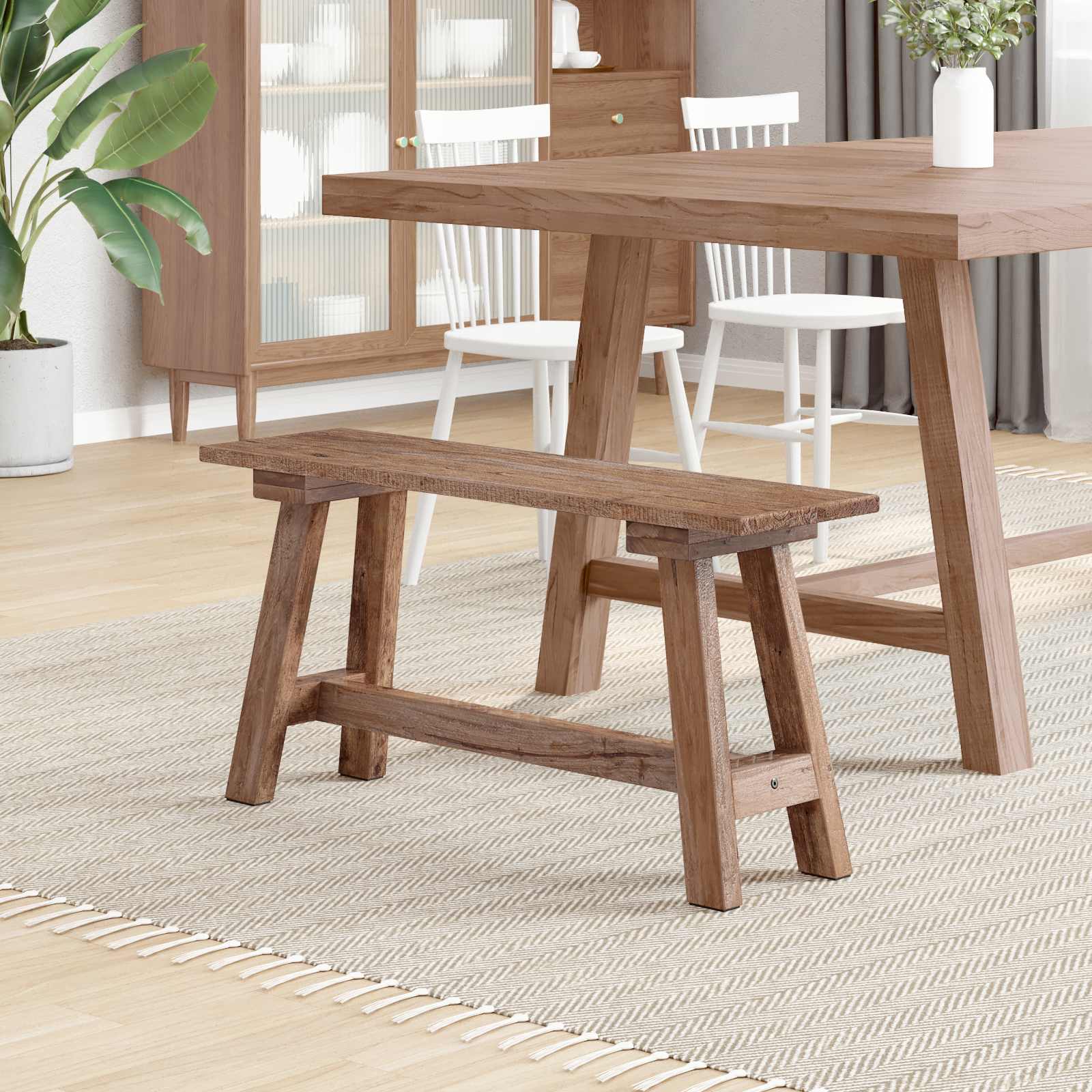 Bank Naturel 93 X 26 X 45 Cm Mahoniehout