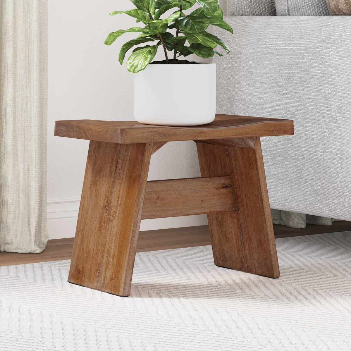 Kruk Naturel 40 x 25 x 31 cm Mahoniehout