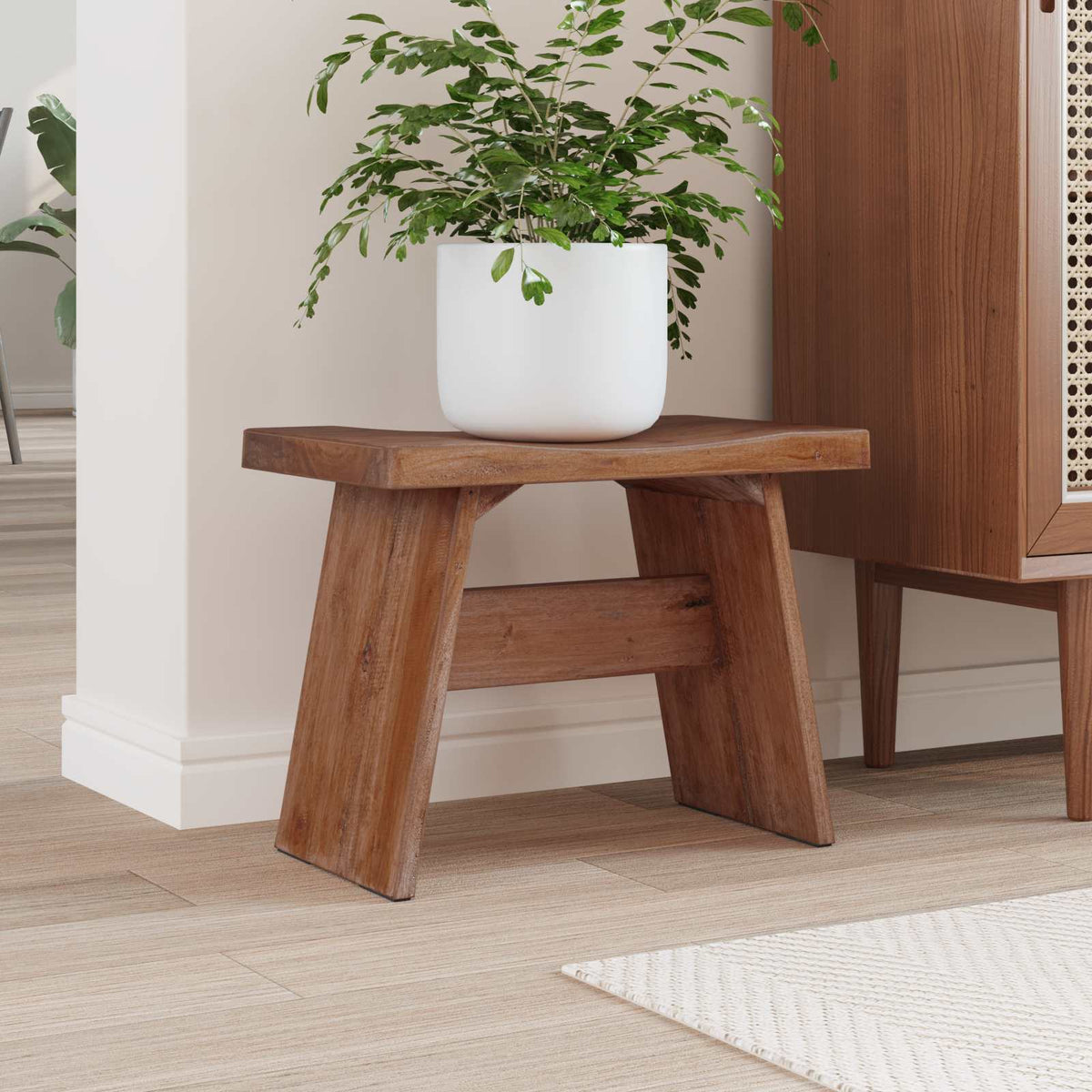 Kruk Naturel 40 x 25 x 31 cm Mahoniehout