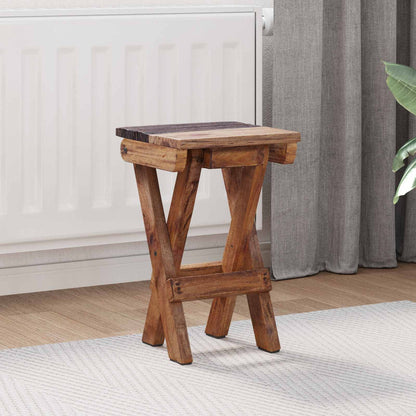 Kruk Naturel 30 x 30 x 48 cm Massief gerecycled hout