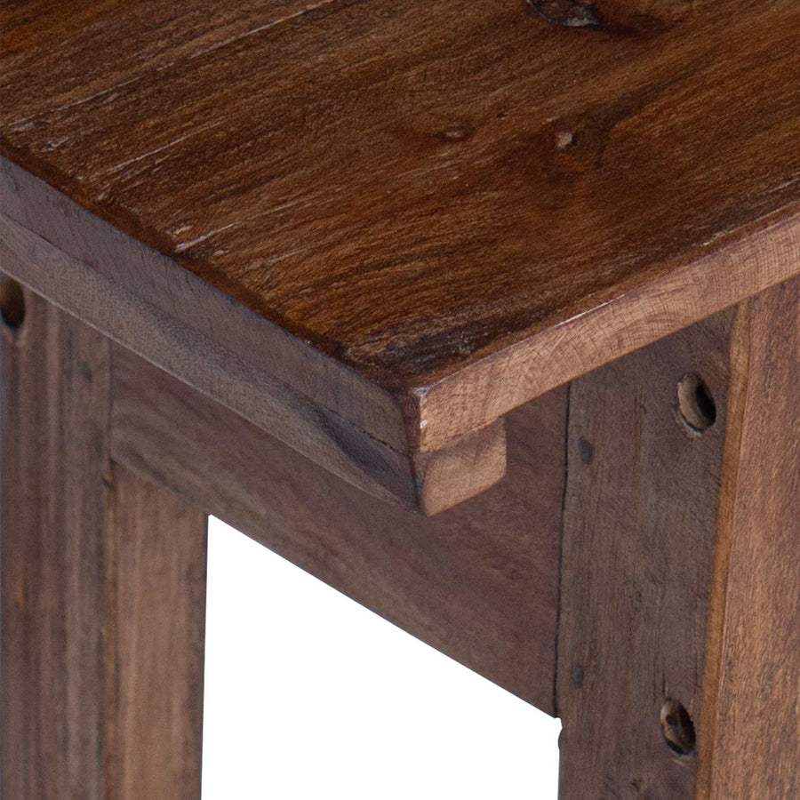 Bureau met lade Bruin 110 x 30 x 79 cm Massief Mahoniehout