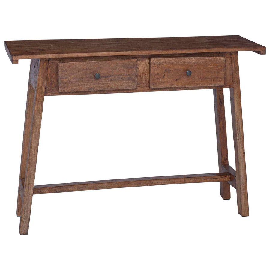 Bureau met lade Bruin 110 x 30 x 79 cm Massief Mahoniehout