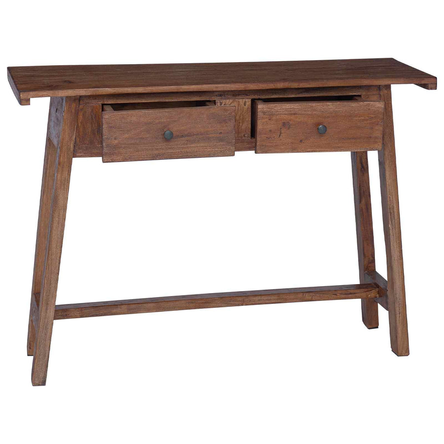 Bureau met lade Bruin 110 x 30 x 79 cm Massief Mahoniehout
