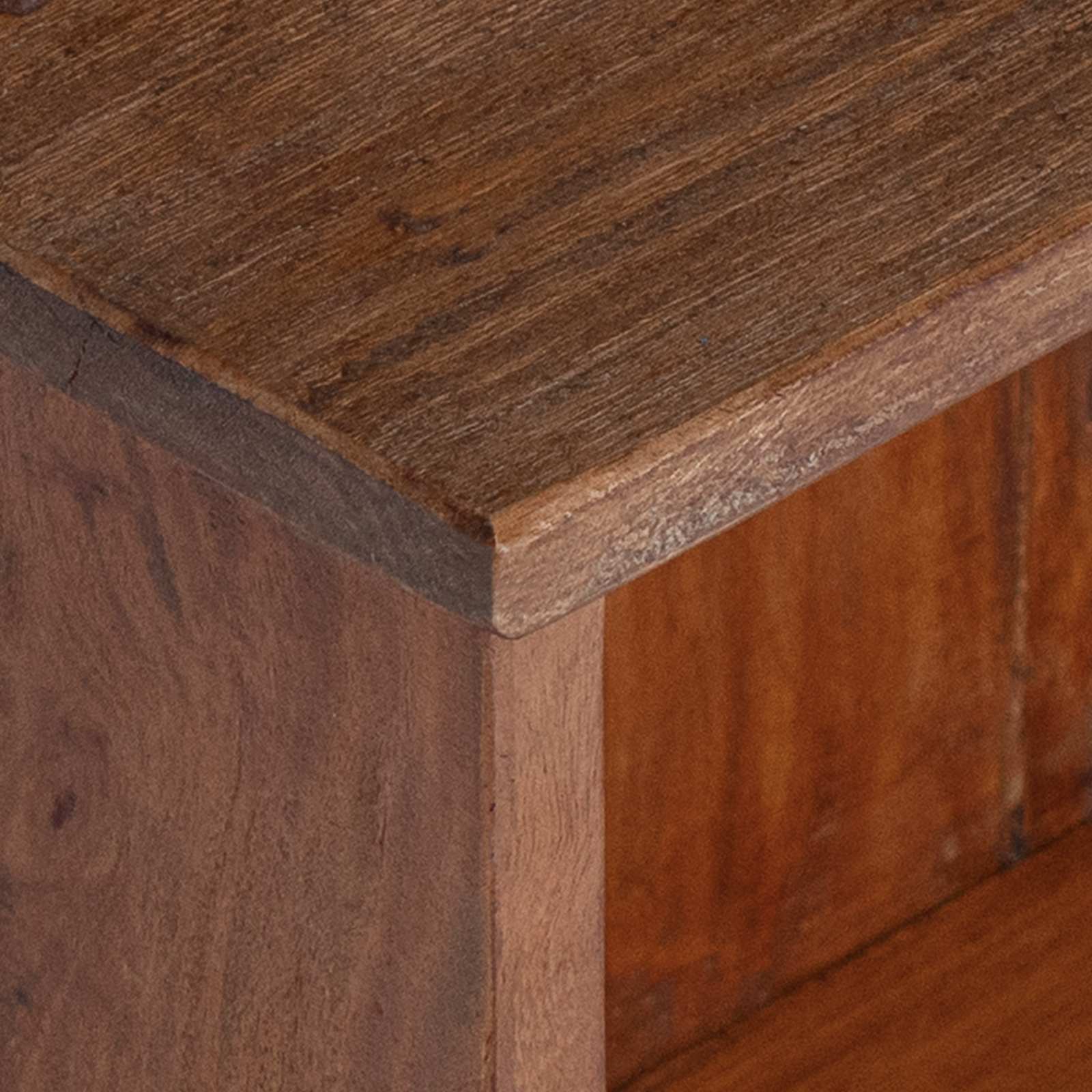 Rekken met plank Bruin 47 x 16 x 55 cm Massief Mahoniehout