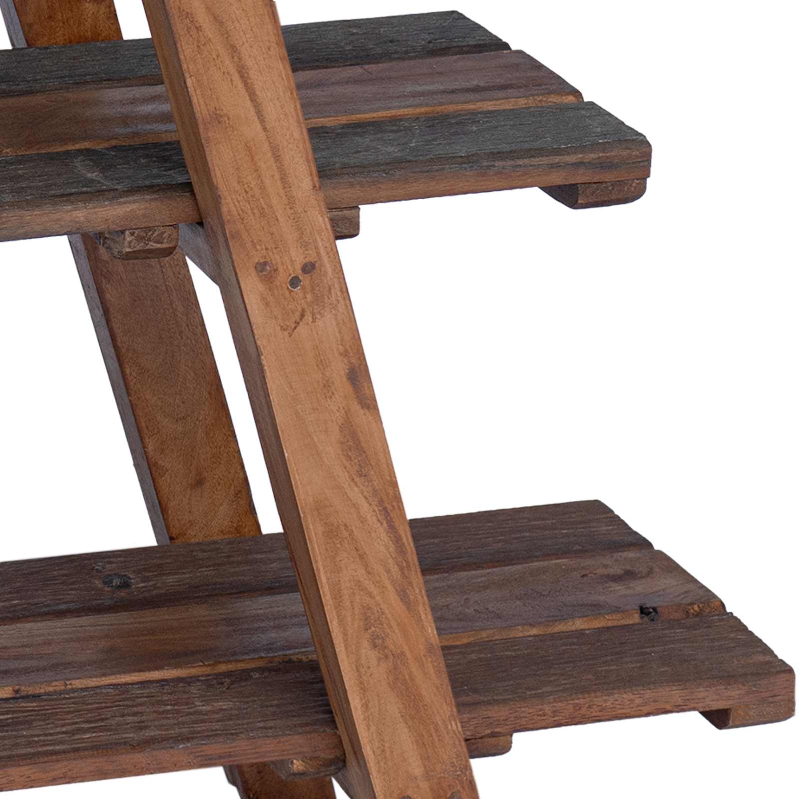 Opvouwrek Bruin 79.5 x 35 x 112 cm Massief Gerecycled Hout