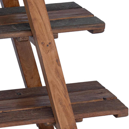 Opvouwrek Bruin 79.5 x 35 x 112 cm Massief Gerecycled Hout