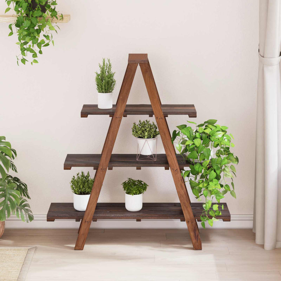 Opvouwrek Bruin 79.5 x 35 x 112 cm Massief Gerecycled Hout