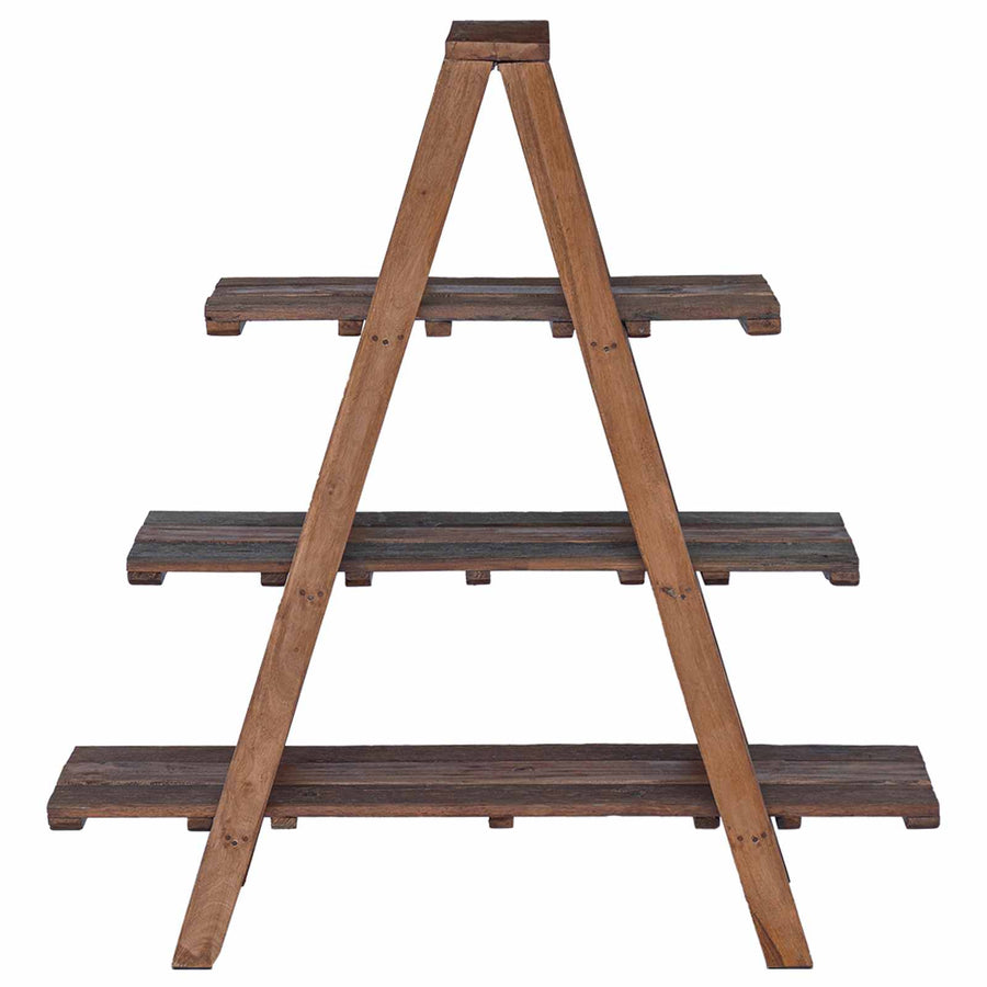 Opvouwrek Bruin 79.5 x 35 x 112 cm Massief Gerecycled Hout