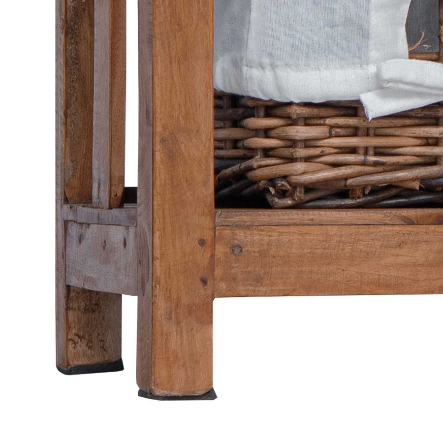 Bijzettafel Bruin Massief mahoniehout