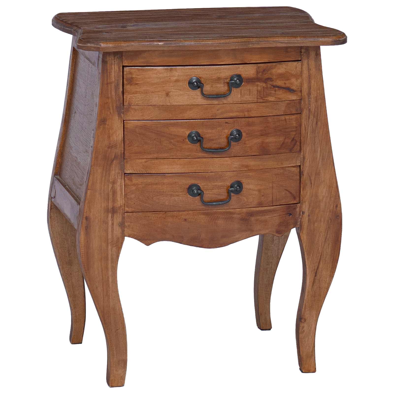 Opbergkist 48 x 35 x 64 cm Massief Mahoniehout