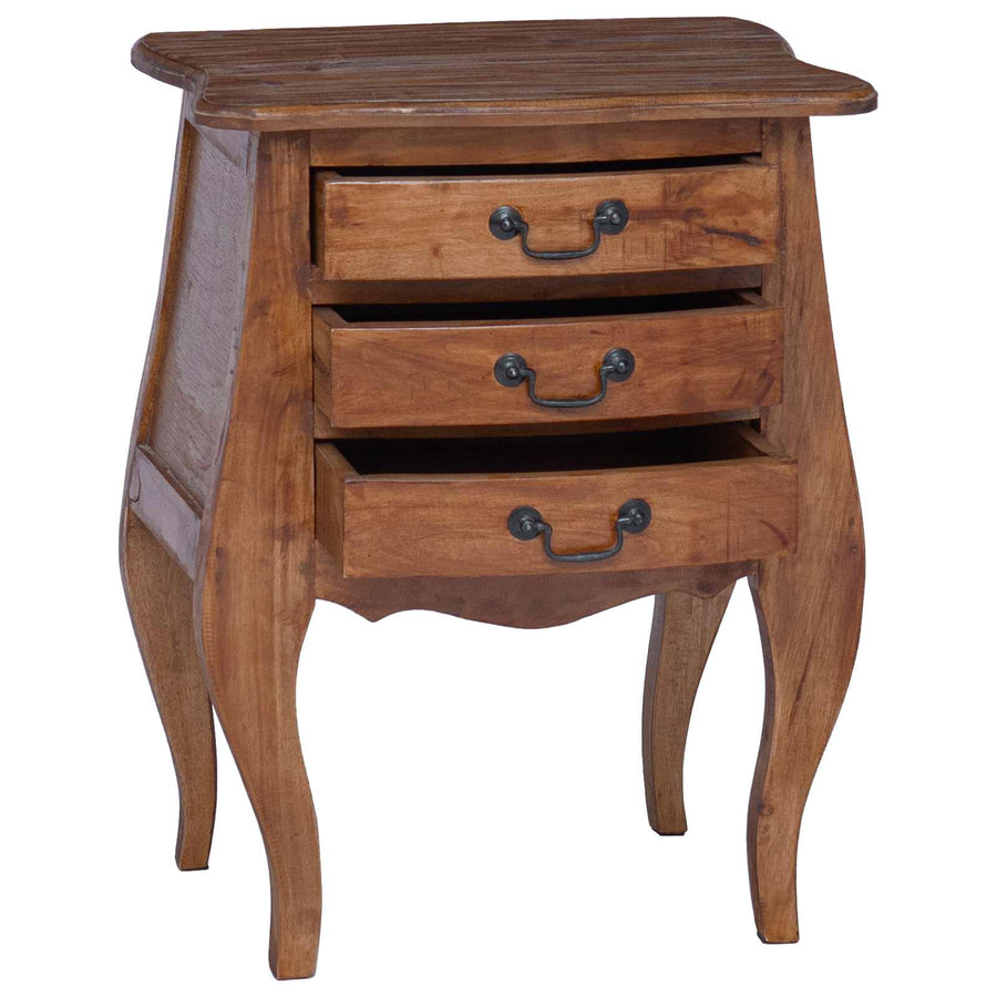 Opbergkist 48 x 35 x 64 cm Massief Mahoniehout