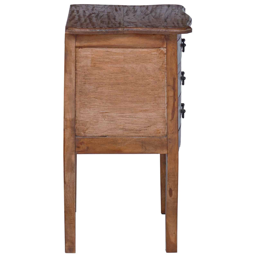 Opbergkist 48 x 35 x 64 cm Massief Mahoniehout