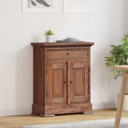 Opbergkast 63x30x79 cm massief mahoniehout